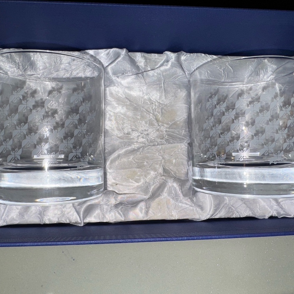 Swarovski Blue Gift Box with Silver Logo